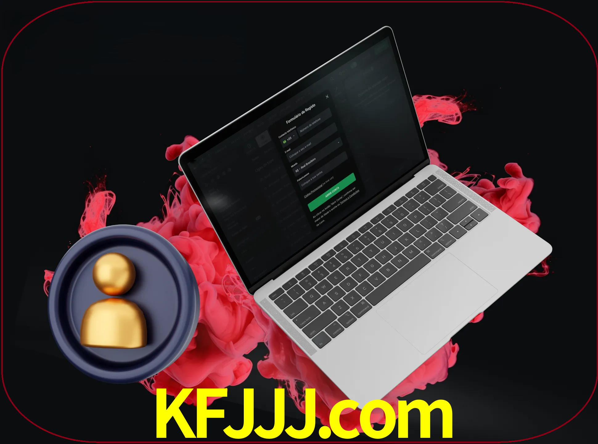No cabeçalho do site kfjjj, clique no botão que o levará a um formulário especial onde terá de introduzir as suas informações actuais.